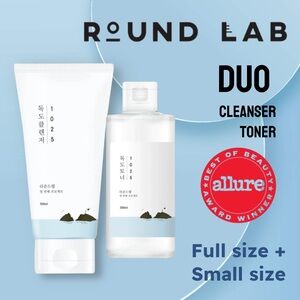 🌟📦🆕*BNIB* ROUND LAB | FULL/SMALL| 1025 Dokdo Cleanser and Toner Duo